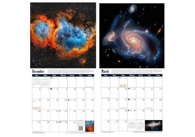 The Universe 2026 Astronomy Wall Calendar: Images from NASA's Hubble Space Telescope - Galaxies, Nebulae, more (12"x12")