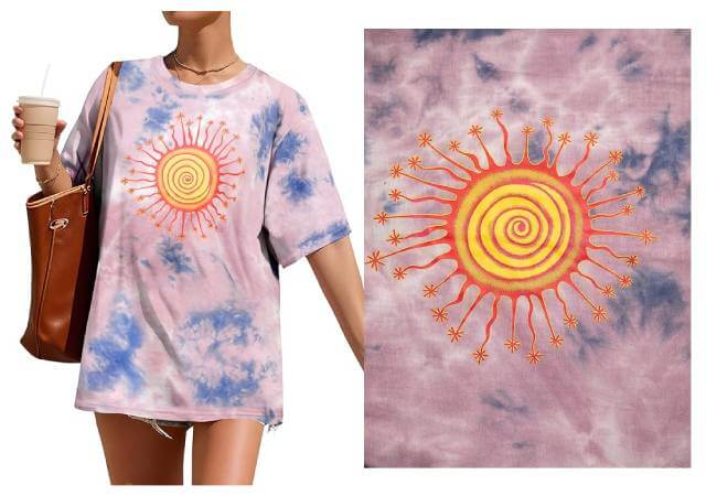 Remidoo Women's Casual Short Sleeve Graphic Oversized T Shirt Loose Letter Print Tee Top Blouse