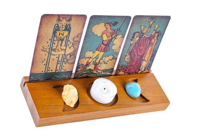 Card Holder Stand - Display Your Daily Draw - Witchy Gifts for Women, Tarot Accessories, Wiccan Altar Supplies
